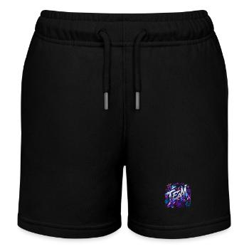 Team - Kids Organic Sweat Shorts by Stanley/Stella - black - Front