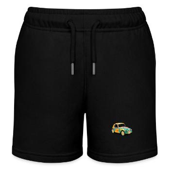 Vieille voiture abstraite - Short de jogging enfant bio Stanley/Stella - noir - Devant