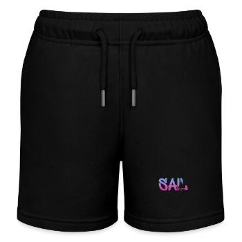 Sail Sailin Segeln Segler - Kinder Organic Joggingshorts Mini Bolter von Stanley/Stella - Schwarz - Vorne