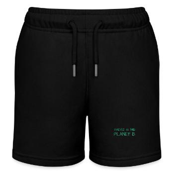 there is no planet b - Kinder Organic Joggingshorts Mini Bolter von Stanley/Stella - Schwarz - Vorne
