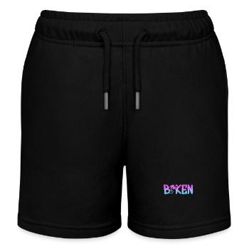 biken downhill fahrrad bike - Kinder Organic Joggingshorts Mini Bolter von Stanley/Stella - Schwarz - Vorne