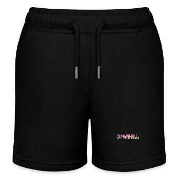 Downhill mit Biker - Kinder Organic Joggingshorts Mini Bolter von Stanley/Stella - Schwarz - Vorne