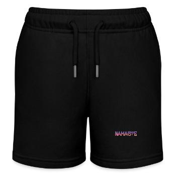 Namaste - Kinder Organic Joggingshorts Mini Bolter von Stanley/Stella - Schwarz - Vorne