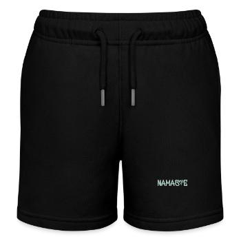 Yoga Namaste - Kinder Organic Joggingshorts Mini Bolter von Stanley/Stella - Schwarz - Vorne