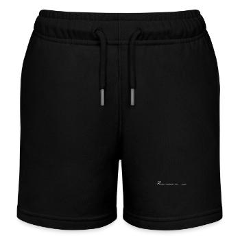 Heart Line Icon - Kids Organic Sweat Shorts by Stanley/Stella - black - Front