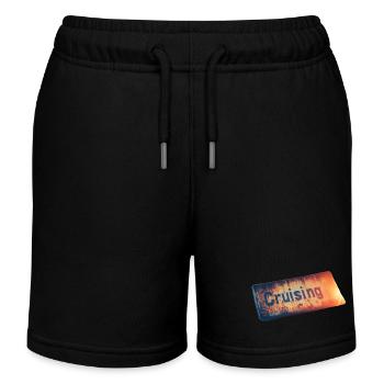 Kreuzfahrt im Retro-Stil - Kinder Organic Joggingshorts Mini Bolter von Stanley/Stella - Schwarz - Vorne