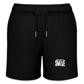Dino dinosaure sourire rire cadeau de dents - Short de jogging enfant bio Stanley/Stella - noir - Devant