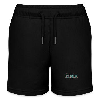 izmir ebru bleu - Short de jogging enfant bio Stanley/Stella - noir - Devant
