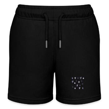 Pinguine - Kinder Organic Joggingshorts Mini Bolter von Stanley/Stella - Schwarz - Vorne