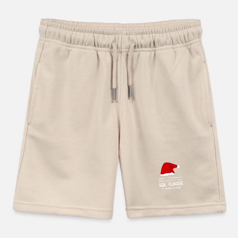 Sql Clause is coming to town! - White Kinder Organic Joggingshorts Mini Bolter von Stanley/Stella