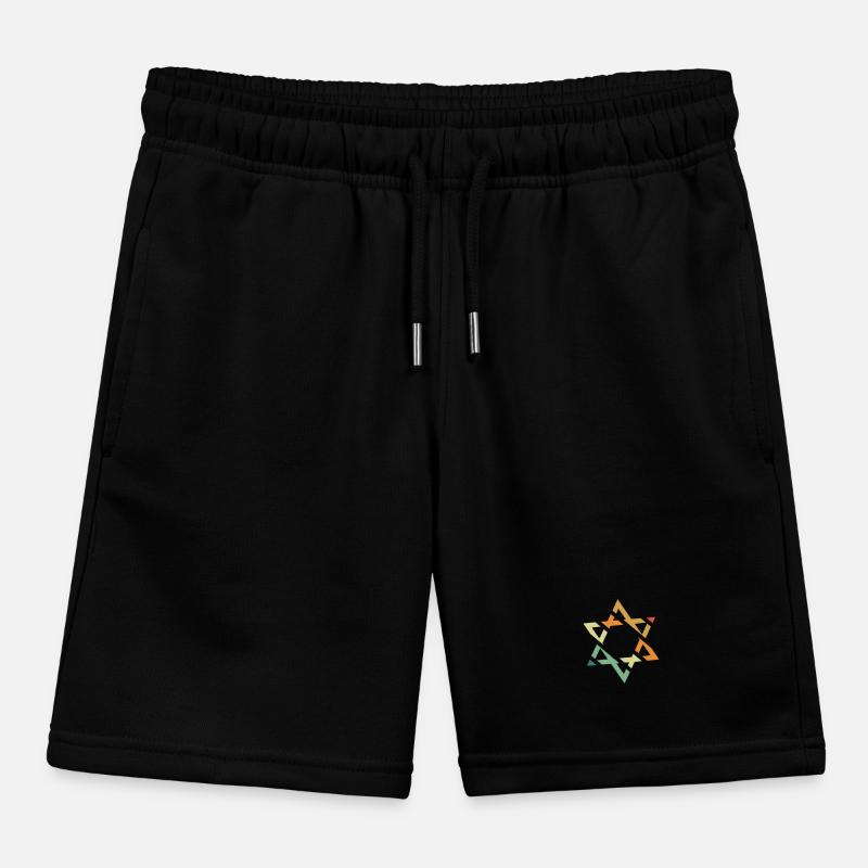 Davidstern Kinder Organic Joggingshorts Mini Bolter von Stanley/Stella