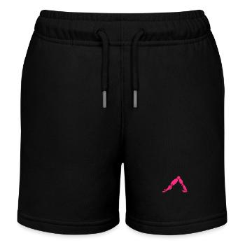 Yoga Marionette - Short de jogging enfant bio Stanley/Stella - noir - Devant