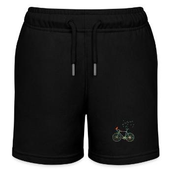 vélo e 4 - Short de jogging enfant bio Stanley/Stella - noir - Devant