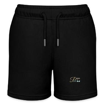 Papa poule - Short de jogging enfant bio Stanley/Stella - noir - Devant