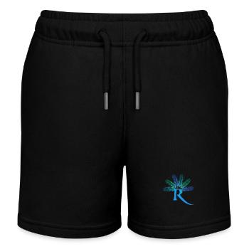 6 federn r - Kinder Organic Joggingshorts Mini Bolter von Stanley/Stella - Schwarz - Vorne