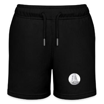 Voile - Short de jogging enfant bio Stanley/Stella - noir - Devant