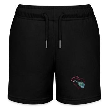 mandoline e 115 - Kinder Organic Joggingshorts Mini Bolter von Stanley/Stella - Schwarz - Vorne
