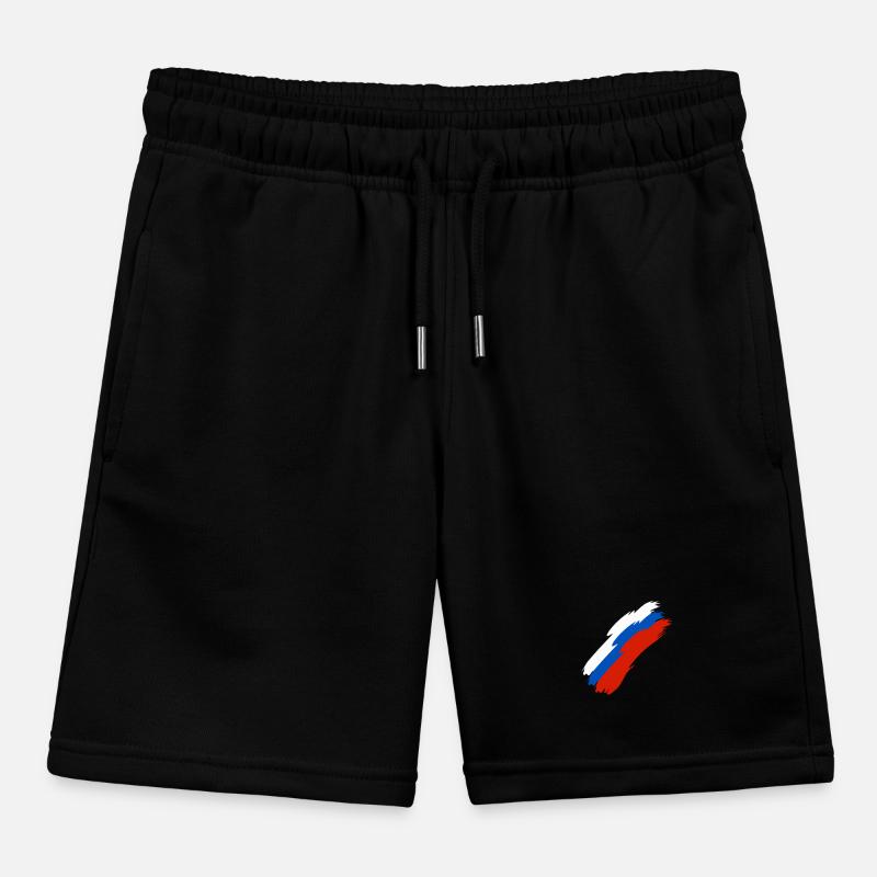 Russie drapeau couleurs Short de jogging enfant bio Stanley/Stella