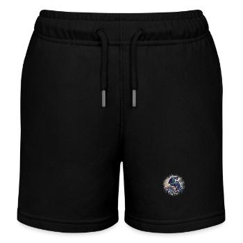 Motorrad - Kinder Organic Joggingshorts Mini Bolter von Stanley/Stella - Schwarz - Vorne