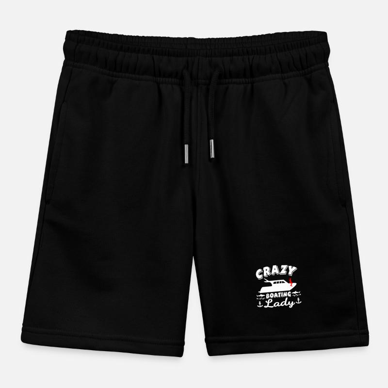 Boat Kids Organic Sweat Shorts by Stanley/Stella