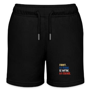 Fanny La Femme Le Mythe La Légende - Short de jogging enfant bio Stanley/Stella - noir - Devant