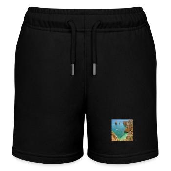 Ponta da piedade - Lagos - Short de jogging enfant bio Stanley/Stella - noir - Devant