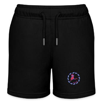 kranich e 279 - Kinder Organic Joggingshorts Mini Bolter von Stanley/Stella - Schwarz - Vorne