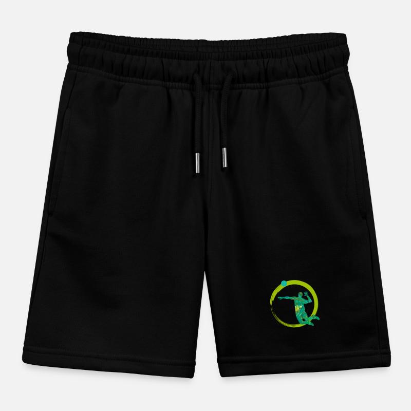 Volleyball player E 71 Kids Organic Sweat Shorts by Stanley/Stella