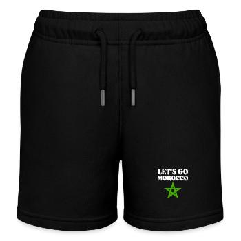 Marokko - Kinder Organic Joggingshorts Mini Bolter von Stanley/Stella - Schwarz - Vorne