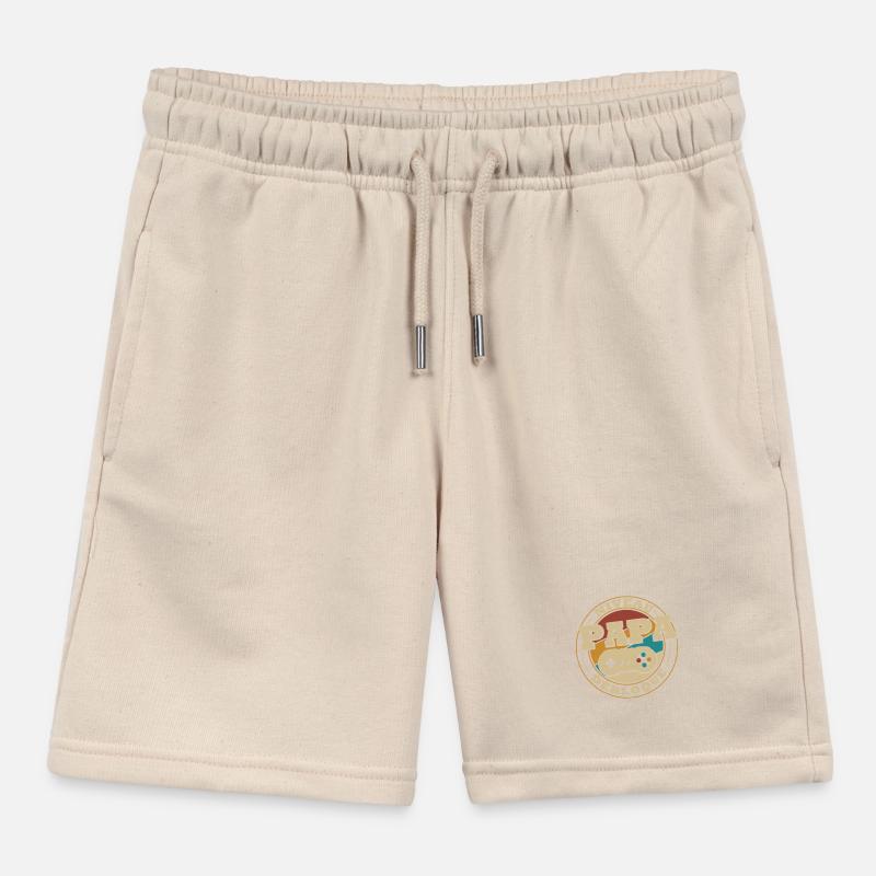 Level dad unlock Kids Organic Sweat Shorts by Stanley/Stella
