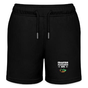 Traktor - Kinder Organic Joggingshorts Mini Bolter von Stanley/Stella - Schwarz - Vorne