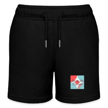 FÊTE DES MÈRES,BONNE FÊTE MAMAN,MAMAN,JE T'AIME - Short de jogging enfant bio Stanley/Stella - noir - Devant