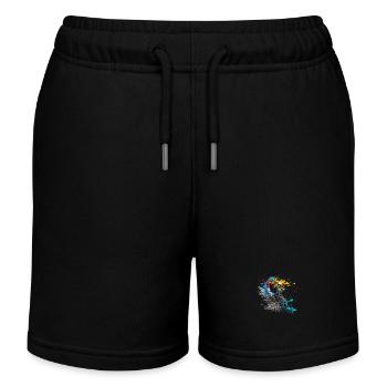Cycliste - Short de jogging enfant bio Stanley/Stella - noir - Devant