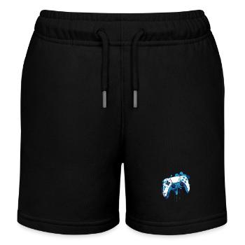 Gamer/in - Kinder Organic Joggingshorts Mini Bolter von Stanley/Stella - Schwarz - Vorne