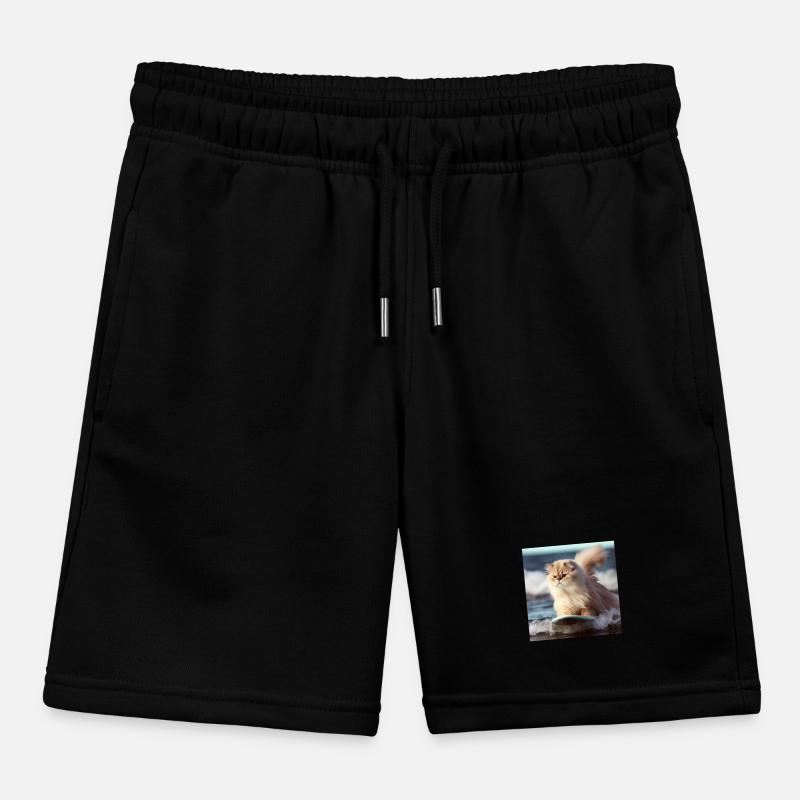 Chat persan Negan surfer Short de jogging enfant bio Stanley/Stella