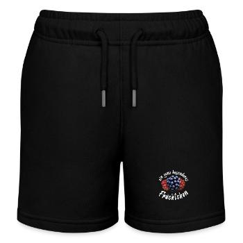 Brombeere Brombeeren Beeren Früchte - Kinder Organic Joggingshorts Mini Bolter von Stanley/Stella - Schwarz - Vorne