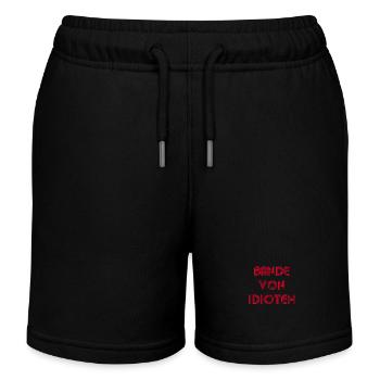 Bande von Idioten - Kinder Organic Joggingshorts Mini Bolter von Stanley/Stella - Schwarz - Vorne