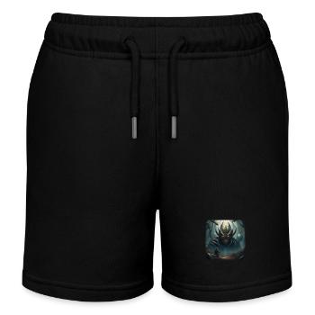 Forest Demon - Kids Organic Sweat Shorts by Stanley/Stella - black - Front