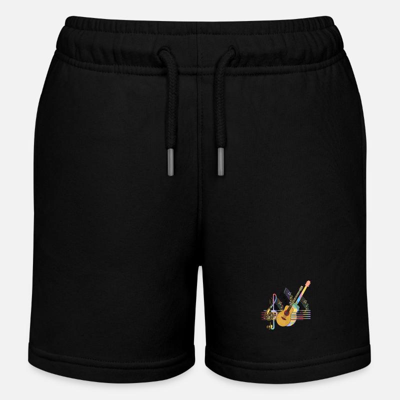 Guitar - Stanley/Stella børne sweatshorts økologisk - sort