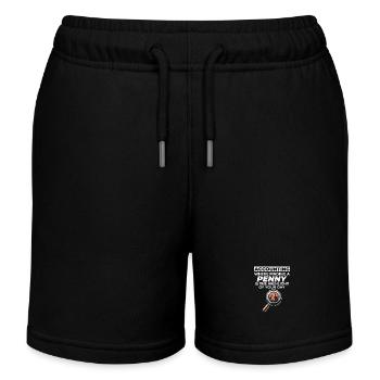 Buchhalter Buchhaltung Buchhaltung Finanzen Lustig - Kinder Organic Joggingshorts Mini Bolter von Stanley/Stella - Schwarz - Vorne