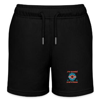 Star academy - Short de jogging enfant bio Stanley/Stella - noir - Devant