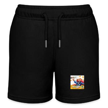 Here comes the Money - Kids Organic Sweat Shorts by Stanley/Stella - black - Front