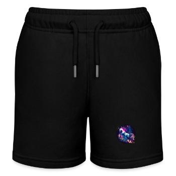 Magisches Einhorn - Kinder Organic Joggingshorts Mini Bolter von Stanley/Stella - Schwarz - Vorne