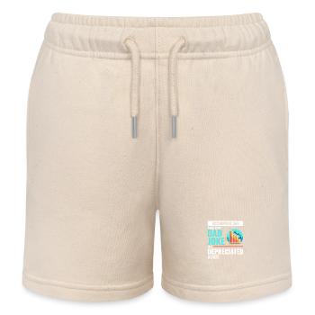Comptable Papa Blague Actif Amorti Fête des Pères - Short de jogging enfant bio Stanley/Stella - écru doux - Devant