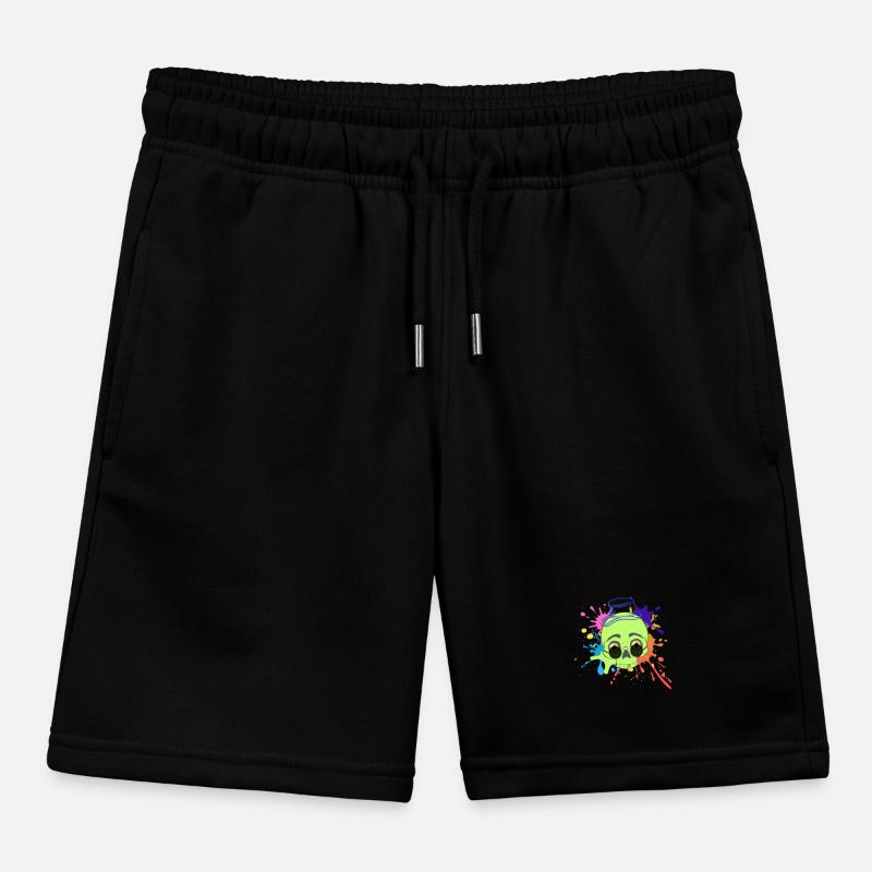 Splash-Schädel Kinder Organic Joggingshorts Mini Bolter von Stanley/Stella