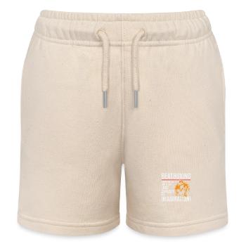 Beatboxing Culture Rhythmic Beatbox Artistry Music - Kids Organic Sweat Shorts by Stanley/Stella - soft Ecru - Front