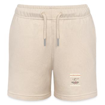 Beatboxing Lustiger rhythmischer Humor Vocal Percussion - Kinder Organic Joggingshorts Mini Bolter von Stanley/Stella - Natur - Vorne