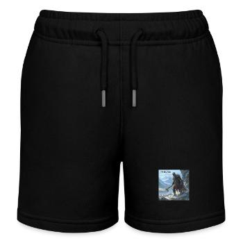 Striking Viking - Kids Organic Sweat Shorts by Stanley/Stella - black - Front