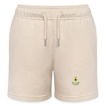 Avocado-Toast für Paare - Kinder Organic Joggingshorts Mini Bolter von Stanley/Stella - Natur - Vorne
