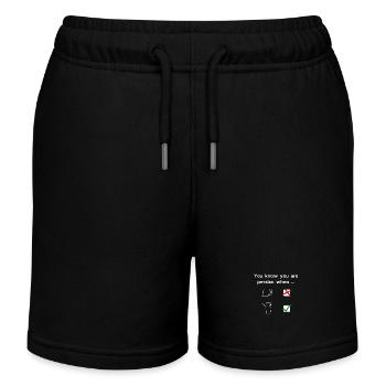 Aftabeh - Iran - Kinder Organic Joggingshorts Mini Bolter von Stanley/Stella - Schwarz - Vorne